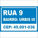 Rua 9 bairro: urbis III CEP: 45991-036